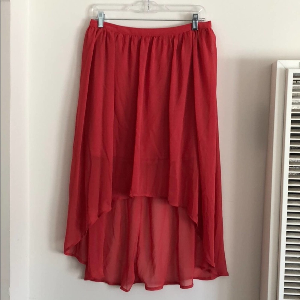 LC Lauren Conrad High Low Skirt Size 8